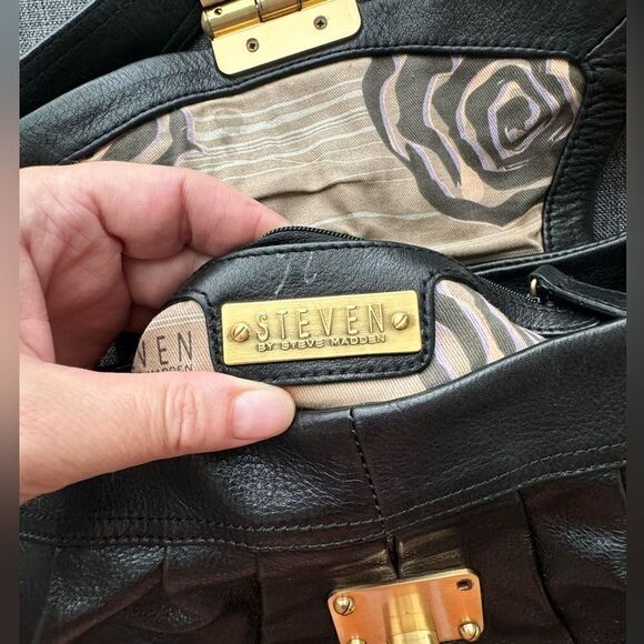 STEVEN by STEVE MADDEN Leather Handbag - Picture 7 of 16